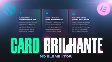 Nova Técnica Incrível no Elementor - CARD BRILHANTE ao Passar o Mouse