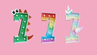 How to: Assemble A 3FT Marquee Light Up Number 7 for Kid's Party