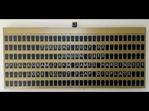 Split Flap Display