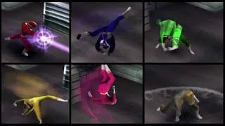 Power Rangers Lightspeed Rescue (PS1) - All Special Attacks