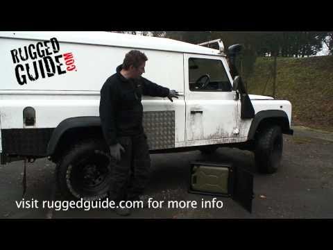 Fitting Jerry Can Side Lockers to a 110 Defender H...