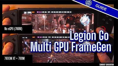 Watch What Happens When You Add eGPU To Legion Go!