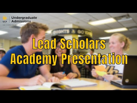LEAD Scholars Academy Presentation - Nov. Open House