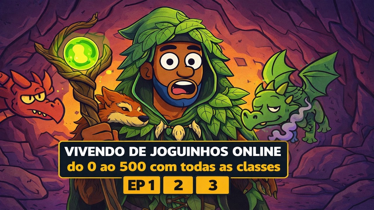 De um Druid aprendiz ao mestre – Rubinot do 0 ao 500 EP 1 2 3