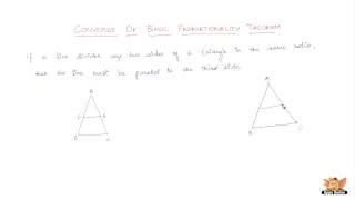 Celebrity What is converse of Basic Proportionality Theorem ? Net Worth