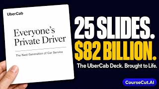 The UberCab Pitch Deck: 25 Slides That Built an $82 Billion Empire