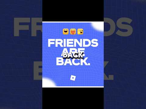 ROBLOX ADDED FRIENDS BACK (LISTENED TO THE COMMUNITY AND REMOVED CONNECTIONS) 🥳 #Shorts