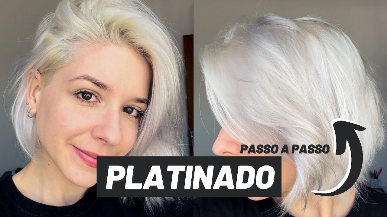 CABELO PLATINADO • Como retocar a raiz do cabelo em casa | Tutorial com passo a passo
