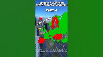 Getting a sub from every European country part 4 #europe #geography