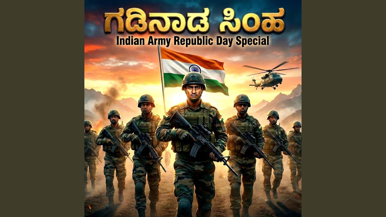 Gadinaada Simha Kannada Army Song