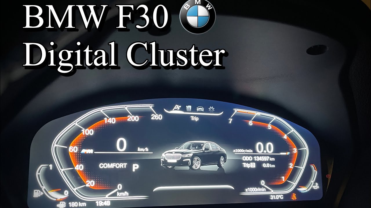 宝马F30电子仪表盘 ｜BMW F30 DIGITAL CLUSTER - YouTube