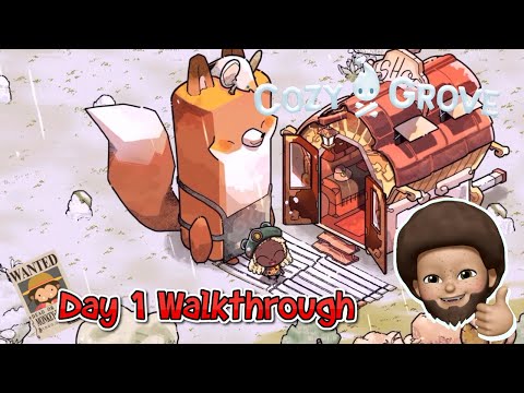 Cozy Grove - Day 1 Walkthrough | Starting of a mystery journey