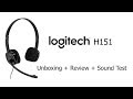 Unboxing Logitech H151 Stereo Headset - 720p