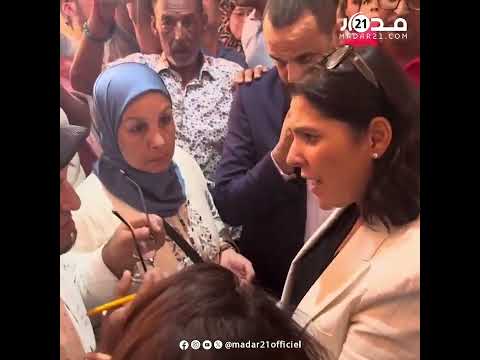 انا احترمتك وأنت ما احترمتينيش نقاش حاد بين عمدة مراكش ومراكشيين اقتحموا دورة أكتوبر المغرب