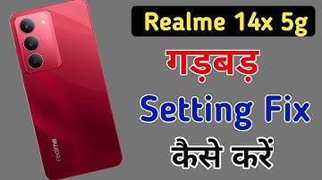 Realme 14x 5g me all setting reset kaise kare // how to reset settings in Realme 14x // all setting