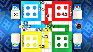 Ludo game in 4 players in Indian game.... must match screenshot 3