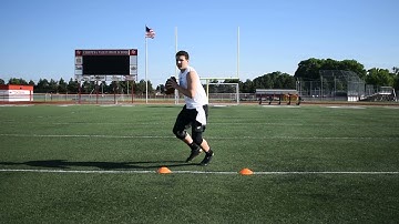 Potenza QB Footwork - 2 Cone Figure 8 Drill