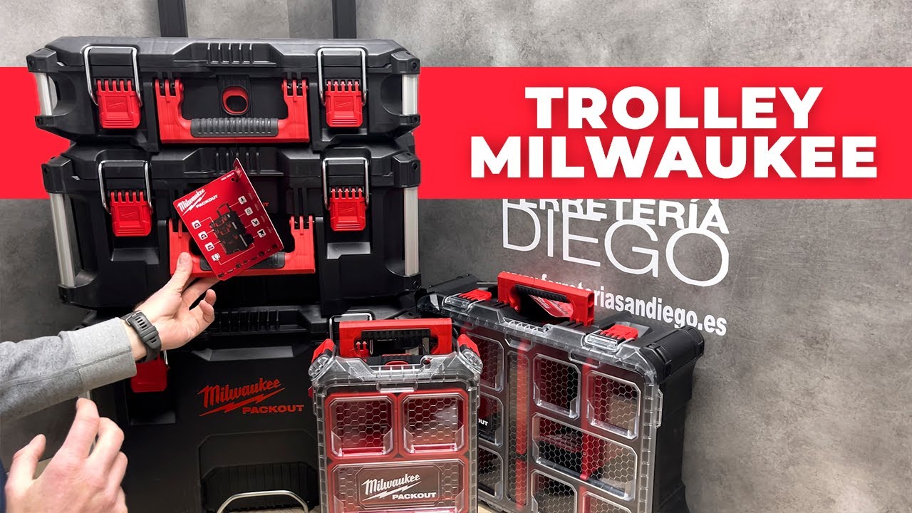 Maletín Trolley porta herramientas Milwaukee