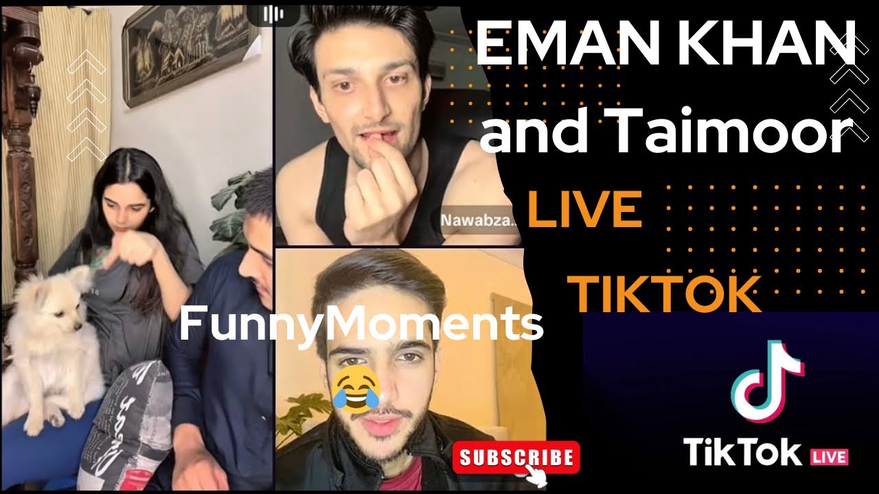 Eman Khan And Taimoor Live | Eman’s dog (Tuffy) | Tiktok live | Live Match 
