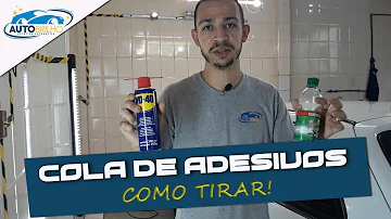 O que serve para tirar adesivo de carro?