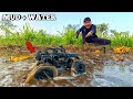RC THAR MUD + WATER CRAZY CHALLENGE 💦🔥