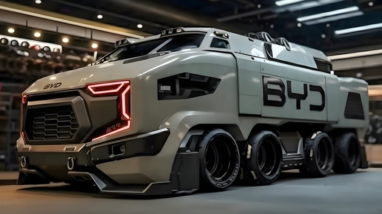 World’s Most Powerful Electric 8x8 Motorhome – BYD Nomad Luxury Fortress Revealed!