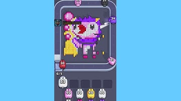 Pixel Flow Level 124. Walkthrough Gameplay