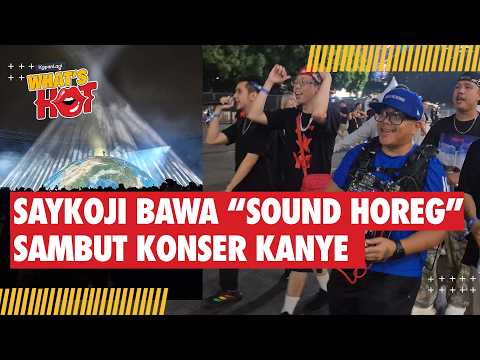 Saykoji Keliling GBK Bawa "Sound Horeg" Jelang Konser Kanye di GBK, Jakarta