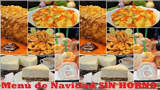 MENÚ PARA NAVIDAD SIN HORNO / recetas de casa LM