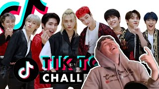 K-Pop Boy Band Stray Kids Is WAY Too Good at TikTok! | TikTok Challenge Challenge Reaction