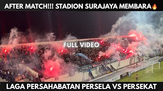 AFTER MATCH!! PESTA FLARE DI LAGA PERSELA LAMONGAN VS PERSEKAT DI STADION NEW SURAJAYA || 14/03/2026