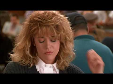 Here's a funny fake orgasm scene done by Meg Ryan in the classic comedy, When Harry Met Sally, with Billy Crystal. The movie is written by Nora Ephron and directed by Rob Reiner.