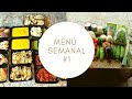 MENÚ SEMANAL #1/MEAL PREP menú saludable apto para LTC , más de 9 platos en 2 horas!!