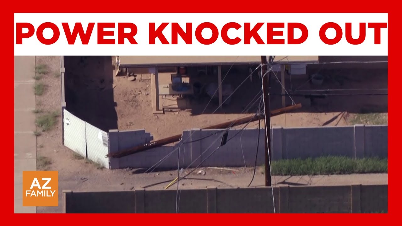 Phoenix homes evacuated due to semi-truck crash that knocked out power