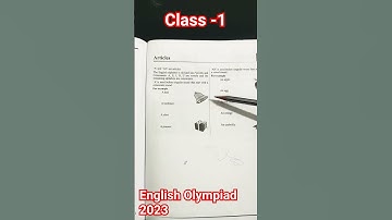 english olympiad for class 1|class -1 english olympiad
