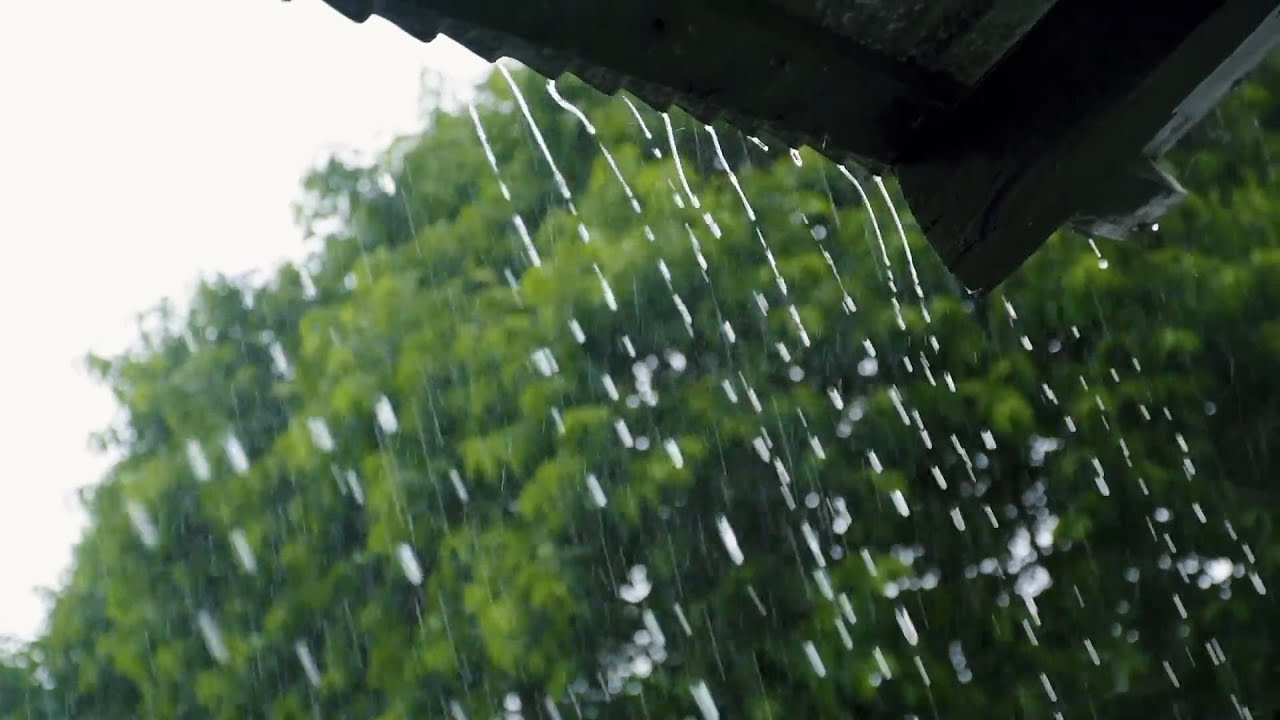 Relieve Stress to Fall Asleep Fast with Powerful Rain & Heavy Thunder ...