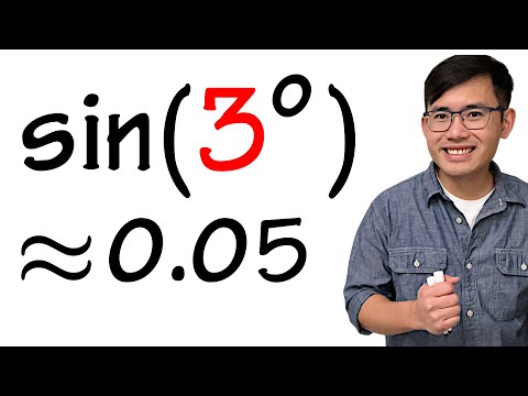 sin(3 degrees) in 3 minutes