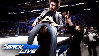 Relive the rivalry between Bryan & McMahon and Owens & Zayn: SmackDown LIVE, April 3, 2018