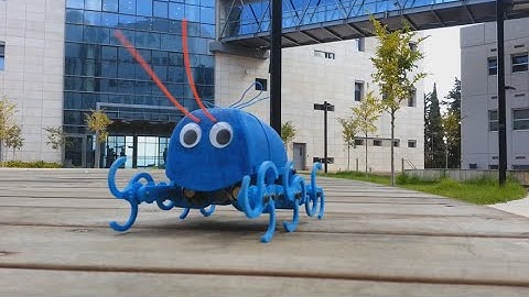 3D printed hexapod robot