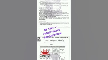 Merit Based progression Latest Circuler l GTU Circuler l online/offline Exam