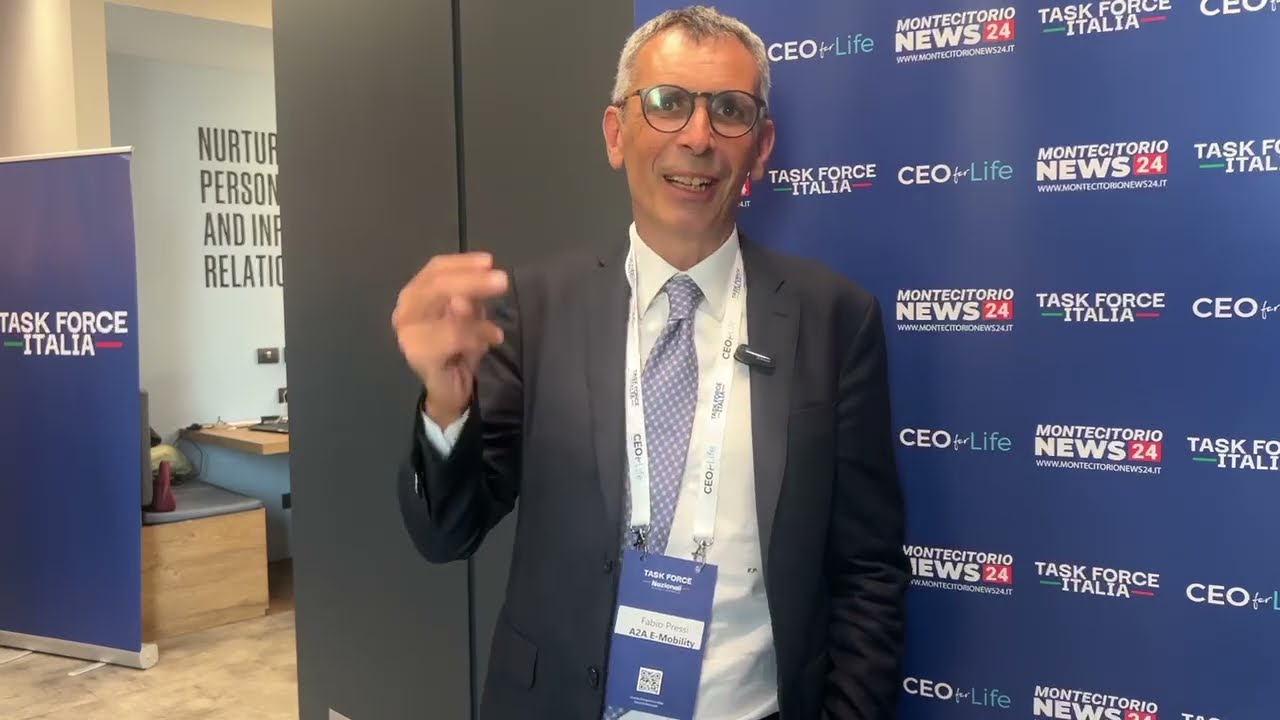 Intervista - Fabio Pressi, CEO, A2A E-Mobility - Task Force Italia - 12 giu 2025