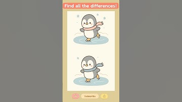 #puzzle #findthedifference Can you find all the differences #39 | #penguin #shorts