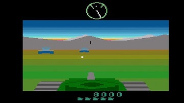 Battlezone Atari 2600 Gameplay Footage