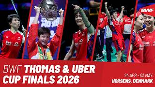 BWF Thomas & Uber Cup Finals 2026 | 24 April - 3 May