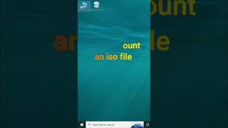Mount ISO file without any software | Windows | 2022 | #shorts #pc #windows #isofile screenshot 4