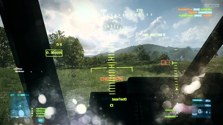 Battlefield 3 beta Caspian border rush UH-1 Venom flying