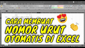 Cara Membuat Nomor Urut Otomatis di Microsoft Excel  I  Tutorial Excel