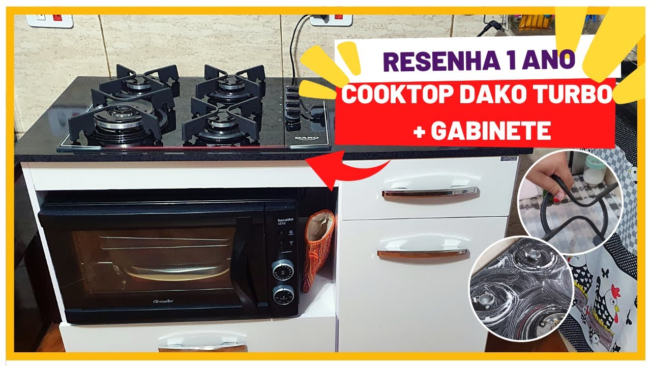 RESENHA 1 ANO DE USO COOKTOP DAKO l LIMPEZA PESADA l PRODUTOS DE
