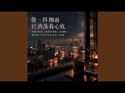 像一阵细雨轻洒落我心底｜雨夜R&B｜温柔治愈版｜氛围版｜细雨落下时心...