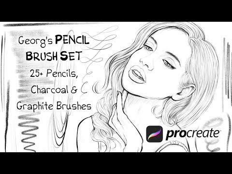 ArtStation - COFE's Free Pencil Set | Procreate | Brushes